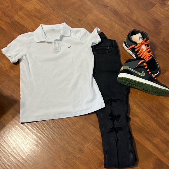 Vineyard Vines Other - Vineyard Vines White Polo Collar Shirt